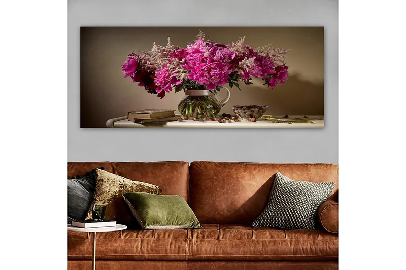 Canvastavla YTY Floral & Botanical Flerfärgad - 120x50 cm - Inredning - Tavlor & konst - Canvastavlor