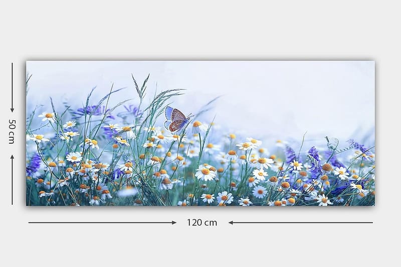 Canvastavla YTY Floral & Botanical Flerfärgad - 120x50 cm - Inredning - Tavlor & konst - Canvastavlor