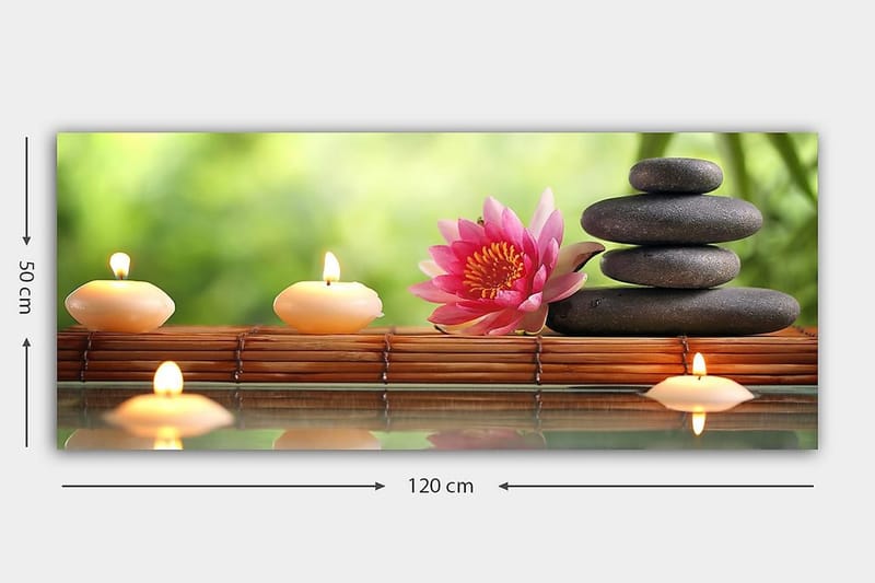 Canvastavla YTY Floral & Botanical Flerfärgad - 120x50 cm - Inredning - Tavlor & konst - Canvastavlor