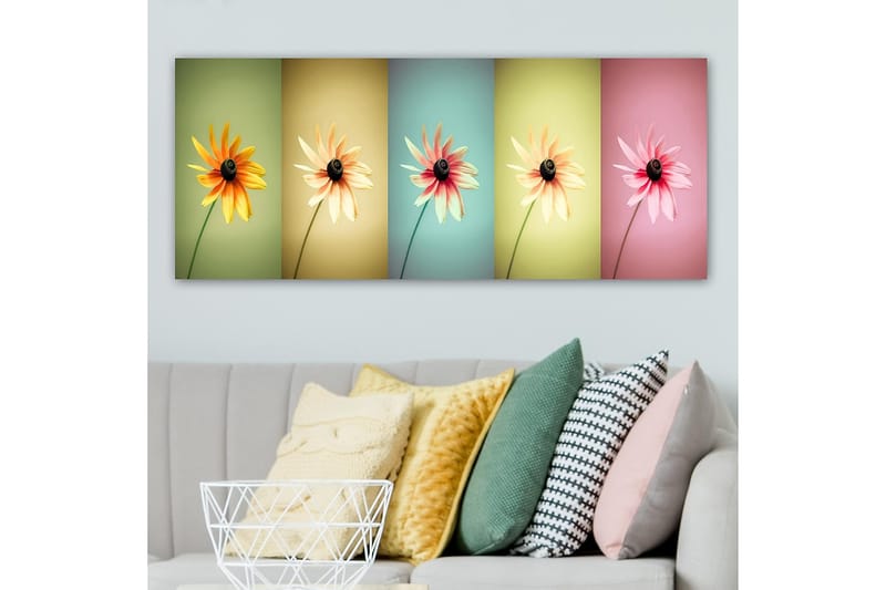 Canvastavla YTY Floral & Botanical Flerfärgad - 120x50 cm - Inredning - Tavlor & konst - Canvastavlor