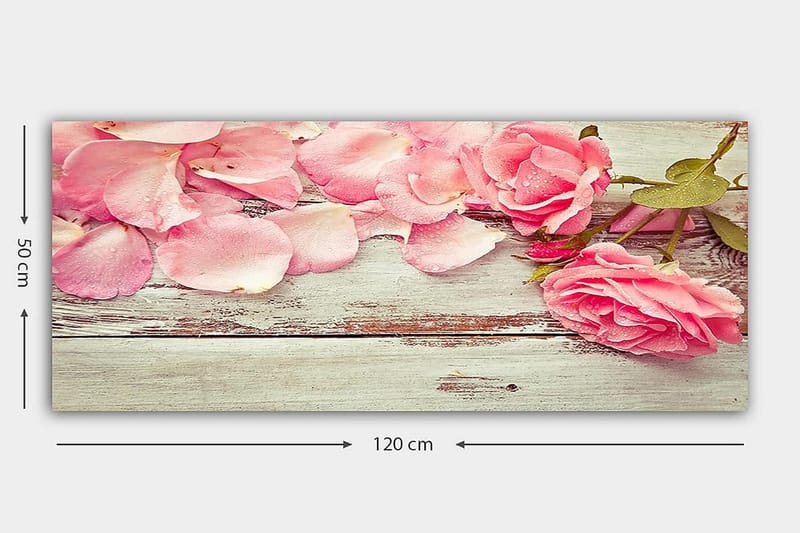 Canvastavla YTY Floral & Botanical Flerfärgad - 120x50 cm - Inredning - Tavlor & konst - Canvastavlor