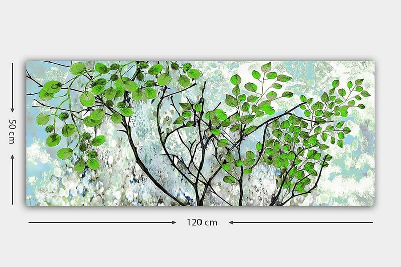Canvastavla YTY Floral & Botanical Flerfärgad - 120x50 cm - Inredning - Tavlor & konst - Canvastavlor