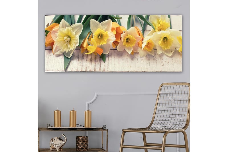 Canvastavla YTY Floral & Botanical Flerfärgad - 120x50 cm - Inredning - Tavlor & konst - Canvastavlor