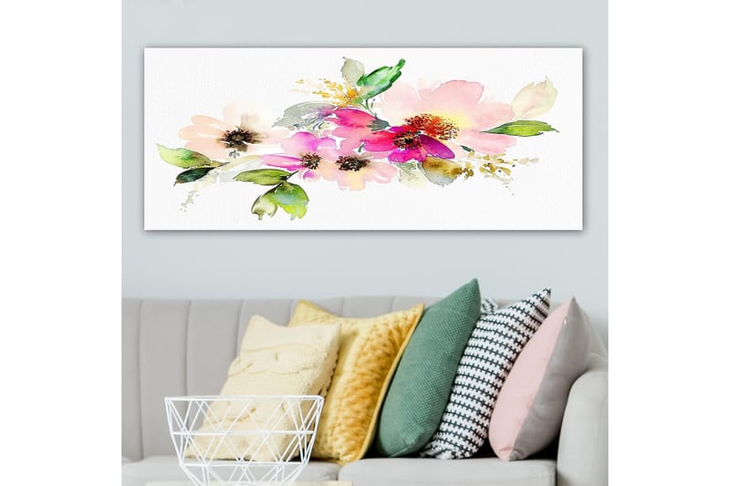 Canvastavla YTY Floral & Botanical Flerfärgad - 120x50 cm - Inredning - Tavlor & konst - Canvastavlor