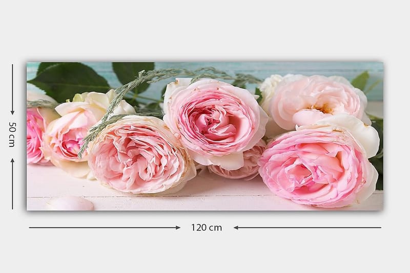 Canvastavla YTY Floral & Botanical Flerfärgad - 120x50 cm - Inredning - Tavlor & konst - Canvastavlor