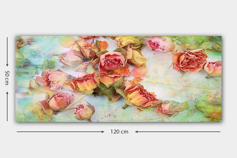 Canvastavla YTY Floral & Botanical Flerfärgad - 120x50 cm - Inredning - Tavlor & konst - Canvastavlor