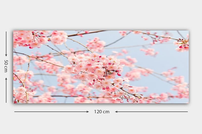 Canvastavla YTY Floral & Botanical Flerfärgad - 120x50 cm - Inredning - Tavlor & konst - Canvastavlor