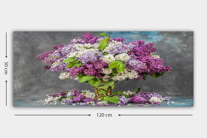 Canvastavla YTY Floral & Botanical Flerfärgad - 120x50 cm - Inredning - Tavlor & konst - Canvastavlor