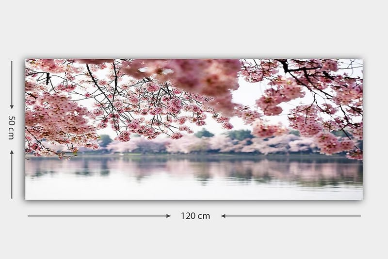 Canvastavla YTY Floral & Botanical Flerfärgad - 120x50 cm - Inredning - Tavlor & konst - Canvastavlor