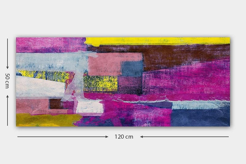 Canvastavla YTY Floral & Botanical Flerfärgad - 120x50 cm - Inredning - Tavlor & konst - Canvastavlor