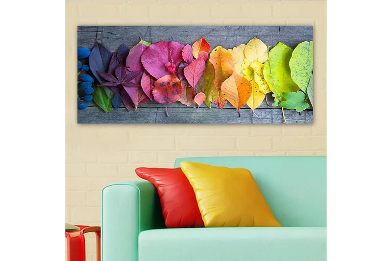 Canvastavla YTY Floral & Botanical Flerfärgad - 120x50 cm - Inredning - Tavlor & konst - Canvastavlor
