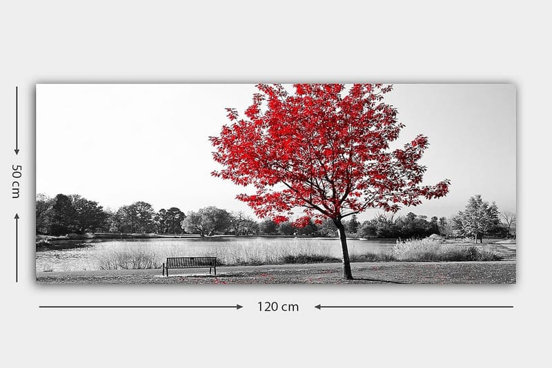 Canvastavla YTY Floral & Botanical Flerfärgad - 120x50 cm - Inredning - Tavlor & konst - Canvastavlor