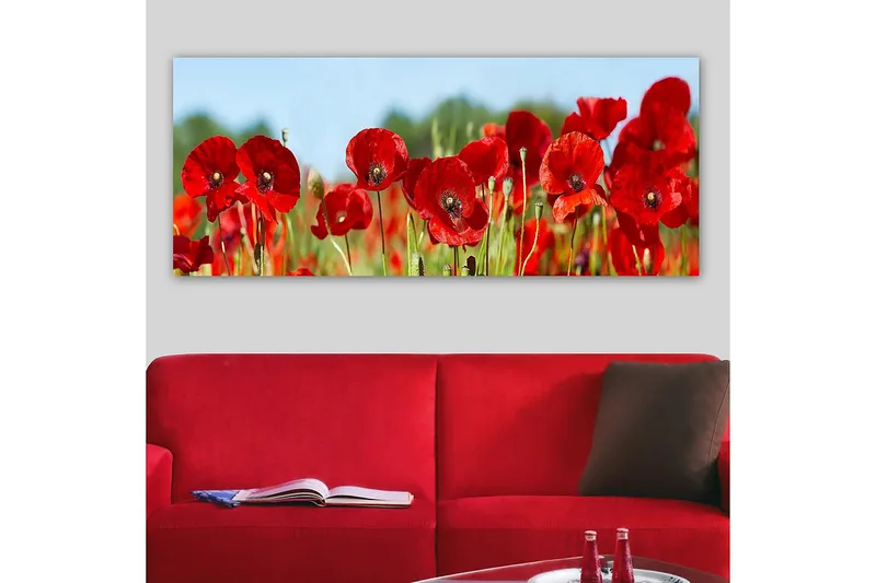 Canvastavla YTY Floral & Botanical Flerfärgad - 120x50 cm - Inredning - Tavlor & konst - Canvastavlor