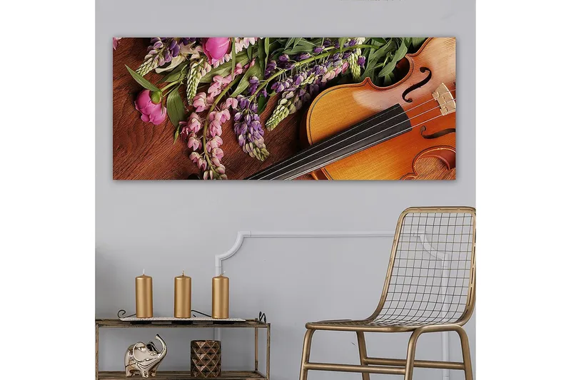 Canvastavla YTY Floral & Botanical Flerfärgad - 120x50 cm - Inredning - Tavlor & konst - Canvastavlor