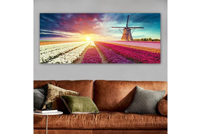 Canvastavla YTY Floral & Botanical Flerfärgad - 120x50 cm - Inredning - Tavlor & konst - Canvastavlor