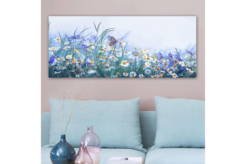 Canvastavla YTY Floral & Botanical Flerfärgad - 120x50 cm - Inredning - Tavlor & konst - Canvastavlor