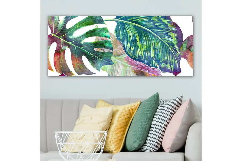Canvastavla YTY Floral & Botanical Flerfärgad - 120x50 cm - Inredning - Tavlor & konst - Canvastavlor