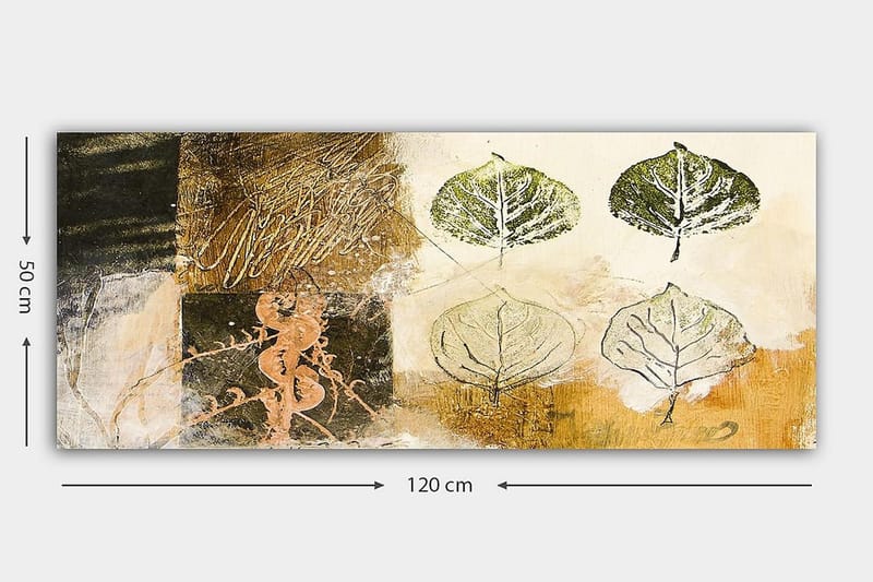 Canvastavla YTY Floral & Botanical Flerfärgad - 120x50 cm - Inredning - Tavlor & konst - Canvastavlor