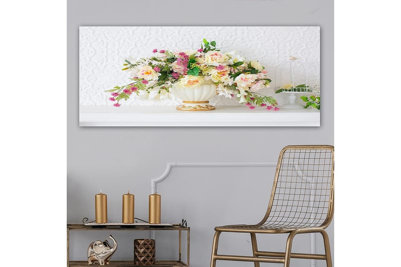 Canvastavla YTY Floral & Botanical Flerfärgad - 120x50 cm - Inredning - Tavlor & konst - Canvastavlor