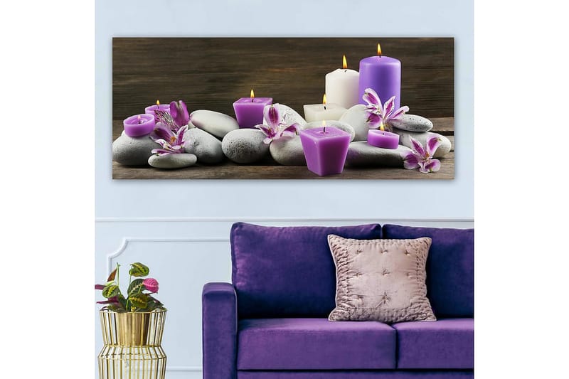 Canvastavla YTY Floral & Botanical Flerfärgad - 120x50 cm - Inredning - Tavlor & konst - Canvastavlor