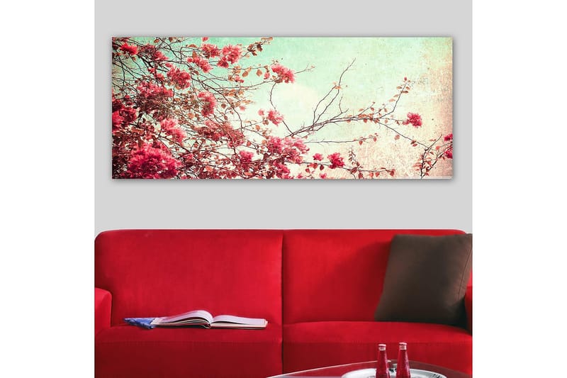 Canvastavla YTY Floral & Botanical Flerfärgad - 120x50 cm - Inredning - Tavlor & konst - Canvastavlor