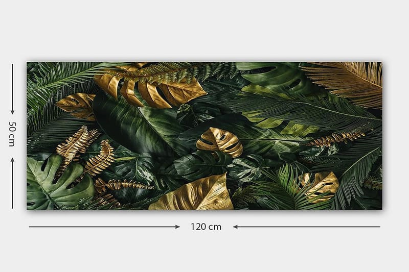 Canvastavla YTY Floral & Botanical Flerfärgad - 120x50 cm - Inredning - Tavlor & konst - Canvastavlor