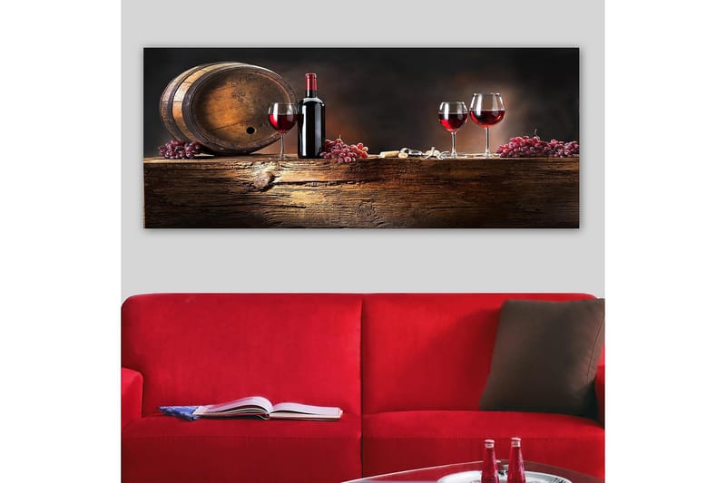 Canvastavla YTY Food & Beverage Flerfärgad - 120x50 cm - Canvastavlor