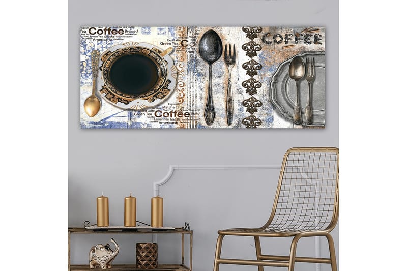 Canvastavla YTY Food & Beverage Flerfärgad - 120x50 cm - Inredning - Tavlor & konst - Canvastavlor