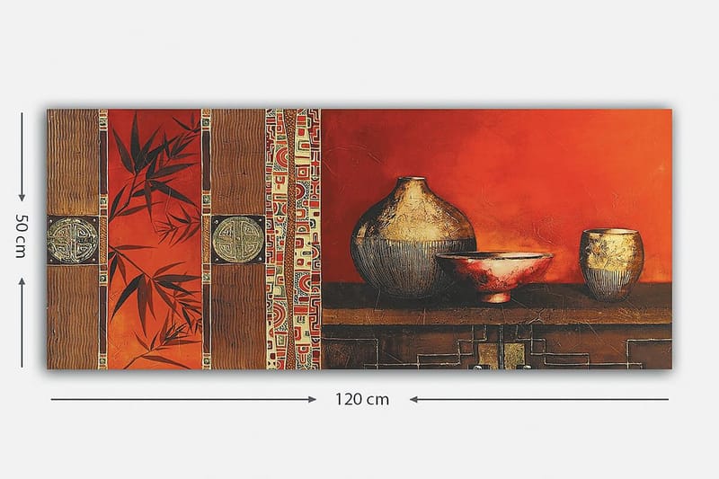 Canvastavla YTY Food & Beverage Flerfärgad - 120x50 cm - Inredning - Tavlor & konst - Canvastavlor