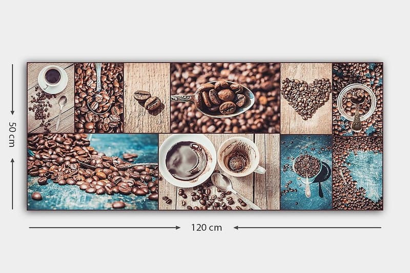 Canvastavla YTY Food & Beverage Flerfärgad - 120x50 cm - Inredning - Tavlor & konst - Canvastavlor