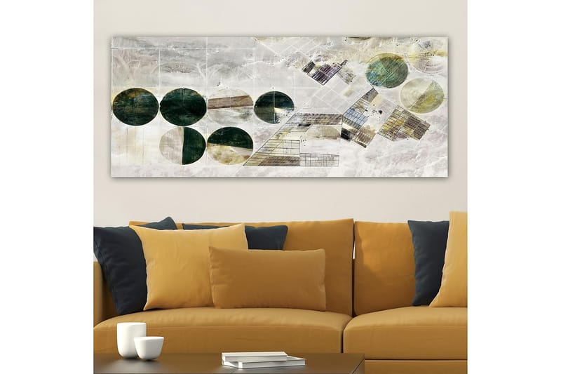 Canvastavla YTY Geometric Flerfärgad - 120x50 cm - Inredning - Tavlor & konst - Canvastavlor