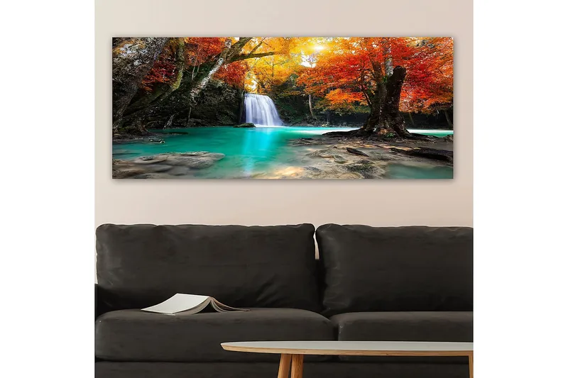 Canvastavla YTY Landscape & Nature Flerfärgad - 120x50 cm - Inredning - Tavlor & konst - Canvastavlor