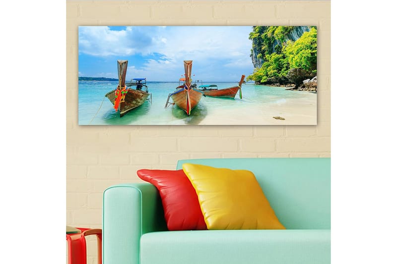 Canvastavla YTY Landscape & Nature Flerfärgad - 120x50 cm - Inredning - Tavlor & konst - Canvastavlor