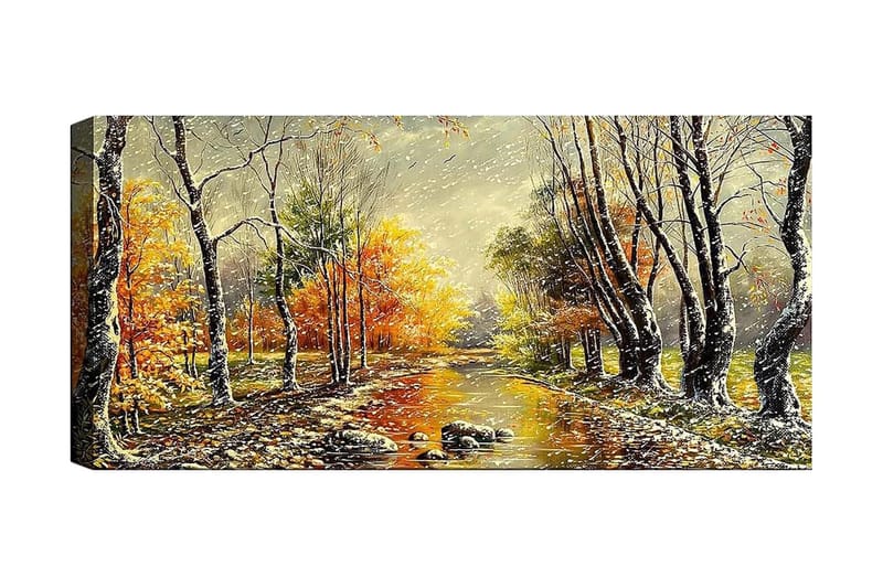 Canvastavla YTY Landscape & Nature Flerfärgad - 120x50 cm - Inredning - Tavlor & konst - Canvastavlor