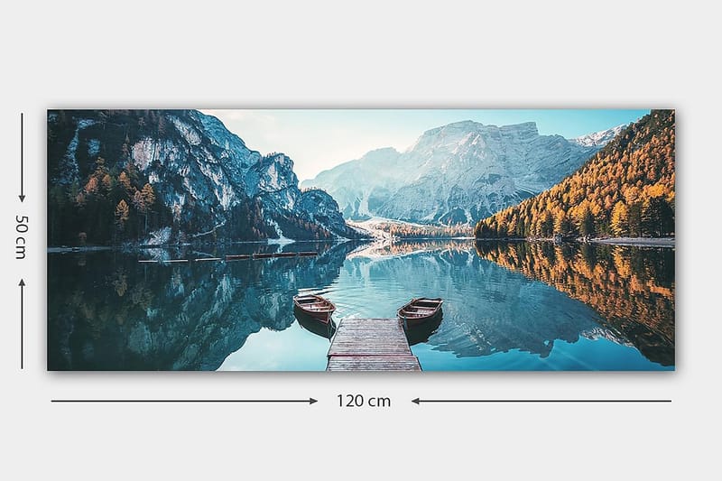Canvastavla YTY Landscape & Nature Flerfärgad - 120x50 cm - Inredning - Tavlor & konst - Canvastavlor