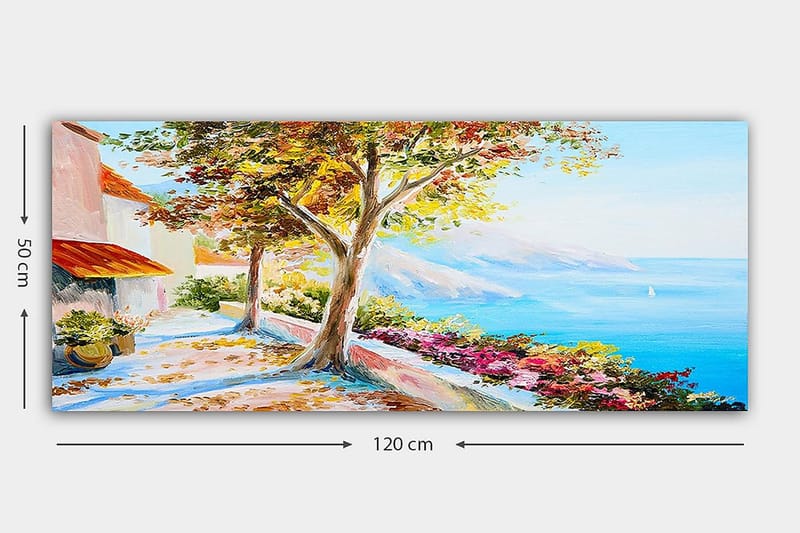 Canvastavla YTY Landscape & Nature Flerfärgad - 120x50 cm - Inredning - Tavlor & konst - Canvastavlor