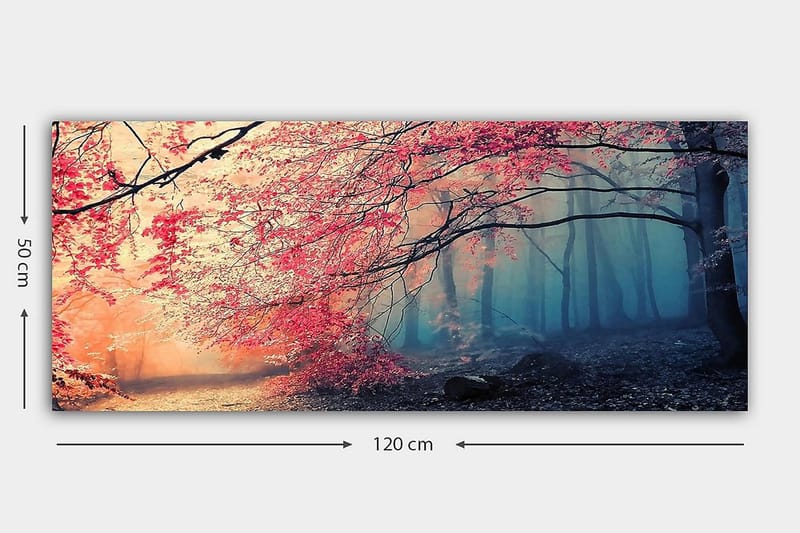 Canvastavla YTY Landscape & Nature Flerfärgad - 120x50 cm - Inredning - Tavlor & konst - Canvastavlor