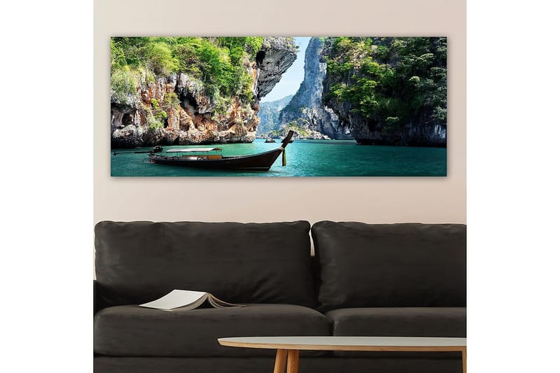 Canvastavla YTY Landscape & Nature Flerfärgad - 120x50 cm - Inredning - Tavlor & konst - Canvastavlor