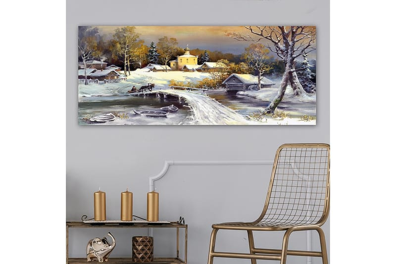 Canvastavla YTY Landscape & Nature Flerfärgad - 120x50 cm - Inredning - Tavlor & konst - Canvastavlor