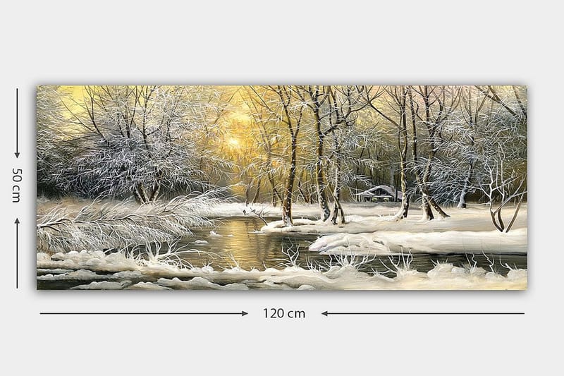 Canvastavla YTY Landscape & Nature Flerfärgad - 120x50 cm - Inredning - Tavlor & konst - Canvastavlor