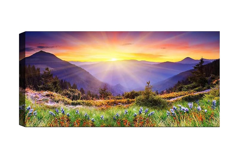 Canvastavla YTY Landscape & Nature Flerfärgad - 120x50 cm - Inredning - Tavlor & konst - Canvastavlor