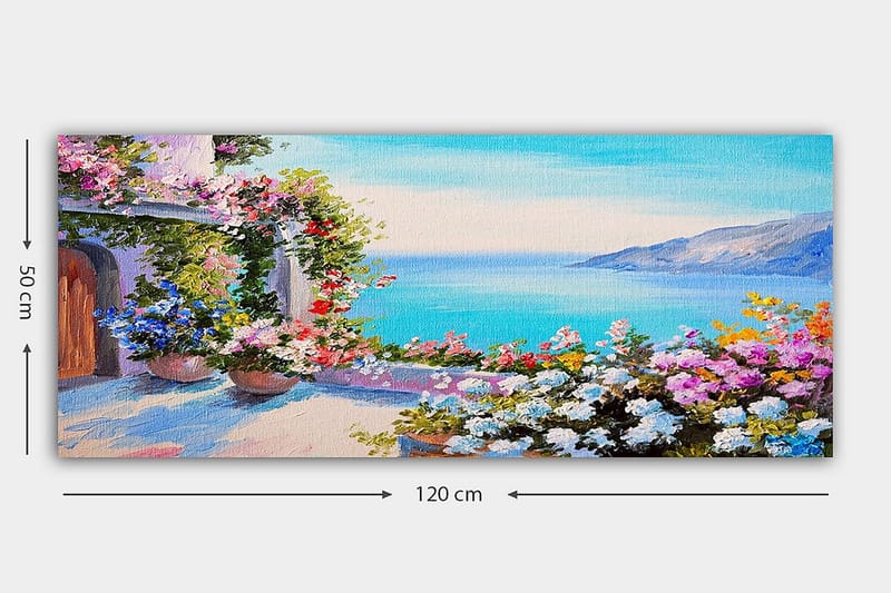 Canvastavla YTY Landscape & Nature Flerfärgad - 120x50 cm - Inredning - Tavlor & konst - Canvastavlor