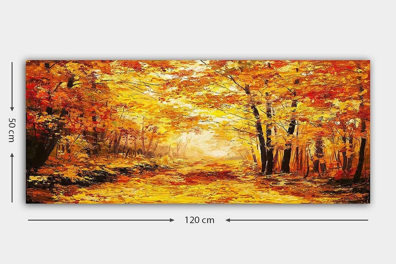 Canvastavla YTY Landscape & Nature Flerfärgad - 120x50 cm - Inredning - Tavlor & konst - Canvastavlor