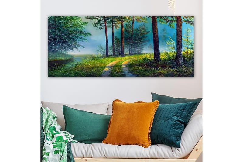 Canvastavla YTY Landscape & Nature Flerfärgad - 120x50 cm - Inredning - Tavlor & konst - Canvastavlor