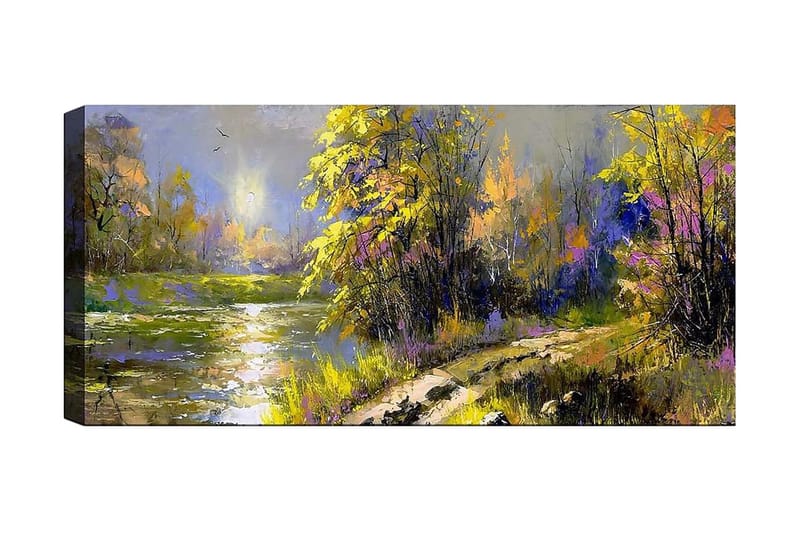 Canvastavla YTY Landscape & Nature Flerfärgad - 120x50 cm - Inredning - Tavlor & konst - Canvastavlor