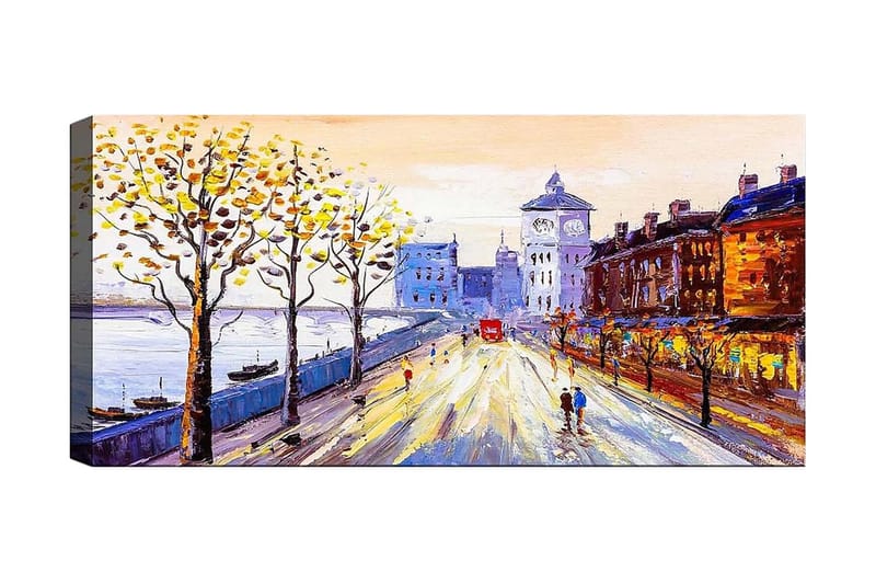 Canvastavla YTY Landscape & Nature Flerfärgad - 120x50 cm - Inredning - Tavlor & konst - Canvastavlor