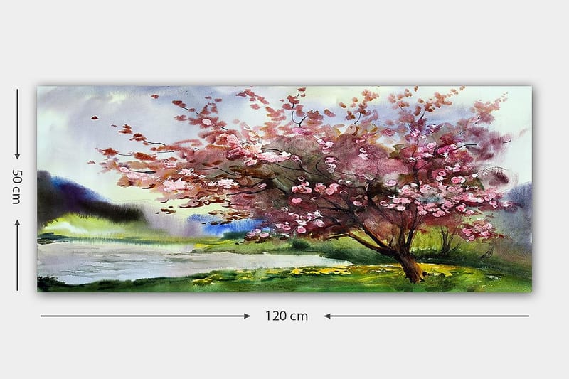 Canvastavla YTY Landscape & Nature Flerfärgad - 120x50 cm - Inredning - Tavlor & konst - Canvastavlor