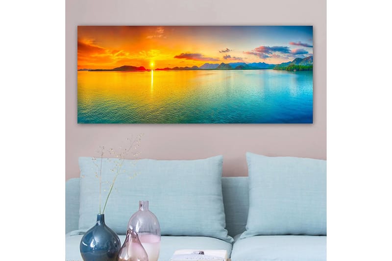 Canvastavla YTY Landscape & Nature Flerfärgad - 120x50 cm - Inredning - Tavlor & konst - Canvastavlor