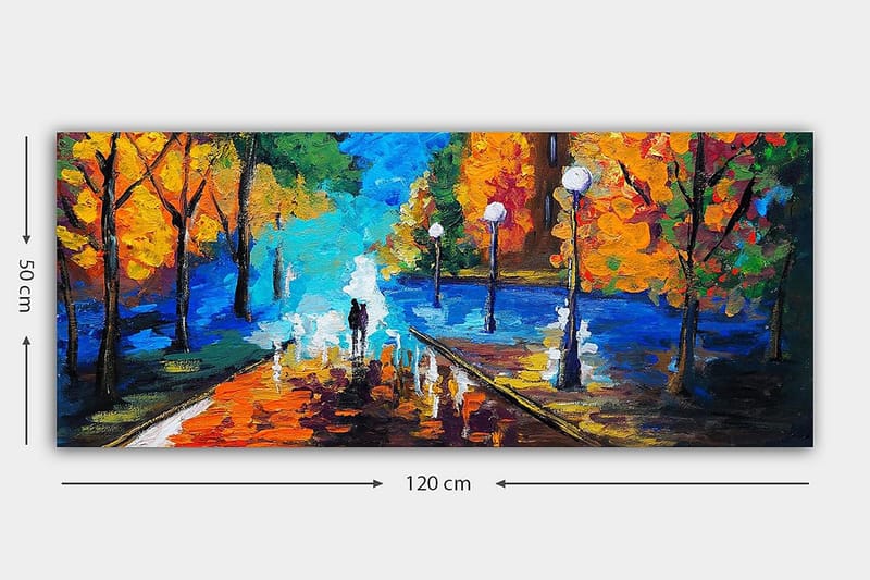 Canvastavla YTY Landscape & Nature Flerfärgad - 120x50 cm - Inredning - Tavlor & konst - Canvastavlor