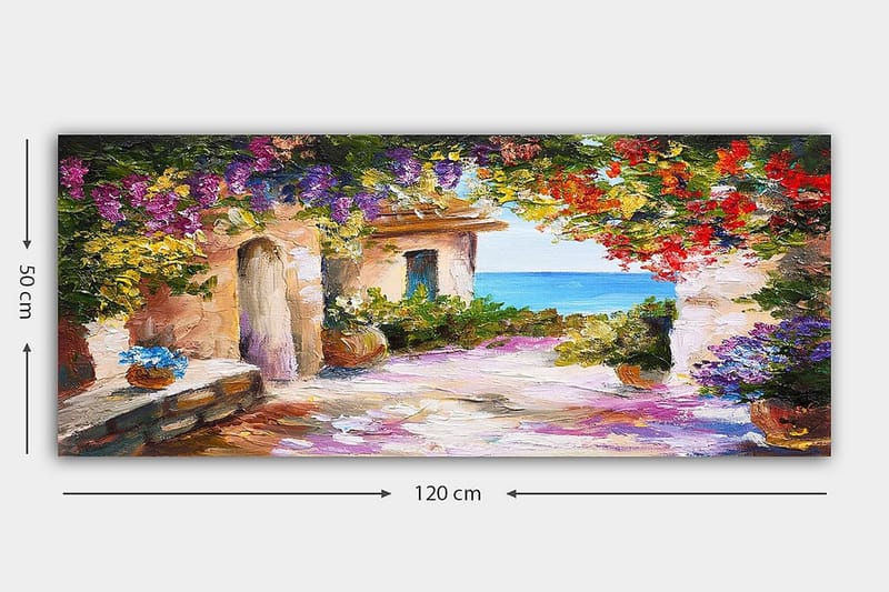 Canvastavla YTY Landscape & Nature Flerfärgad - 120x50 cm - Inredning - Tavlor & konst - Canvastavlor